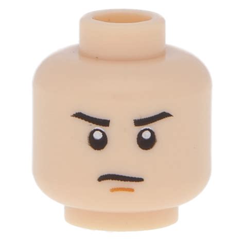 Lego Einzelteil Bpb Light Flesh Minifig Head Male Stern