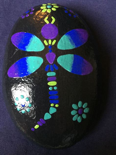 Dragonfly Painted Rock Christmas Bulbs Dragonfly Painting Painted Rocks