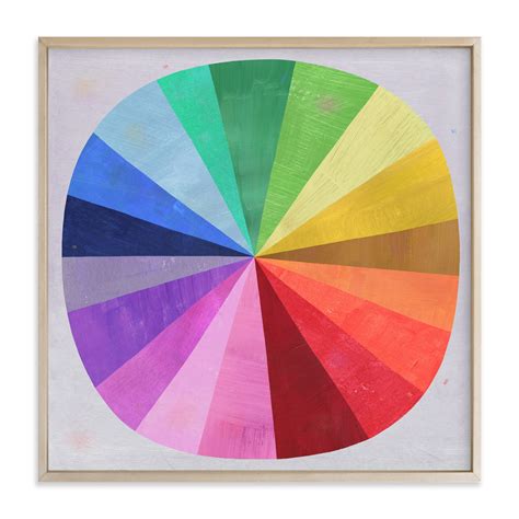 color wheel children  art print artofit