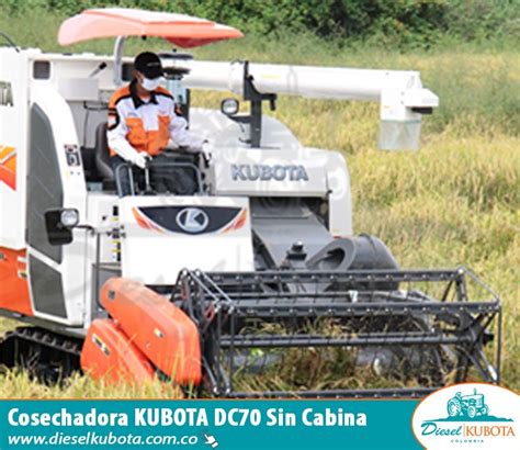 Cosechadora De Arroz Kubota Dc La M S Econ Mica En Colombia