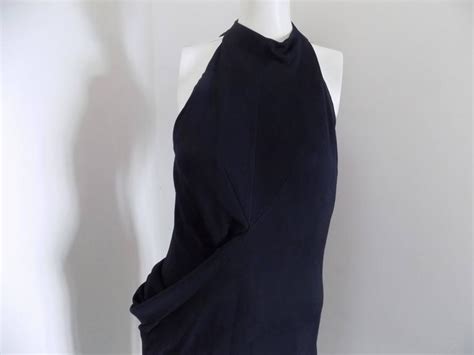 Antonio D'Amico Blu long dress at 1stDibs