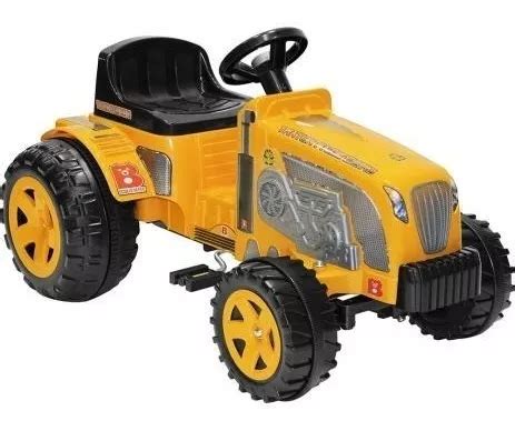 Mini Trator Infantil Pedal Fazendeiro Amarelo Biemme Parcelamento Sem