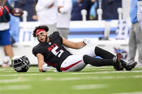 Falcons Wr Drake London Groin Out Vs Vikings