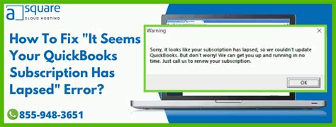 How To Fix It Seems Your Quickbooks Subscription Has Lapsed Error