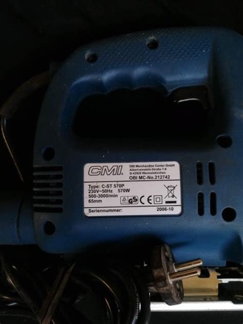 Vbodna žaga CMI 570 W