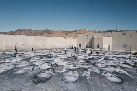 JR Tehachapi Prison Art Installation California | Hypeart