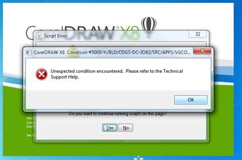 Error On Launching Corel Gs X In Windows Sp Coreldraw Graphics