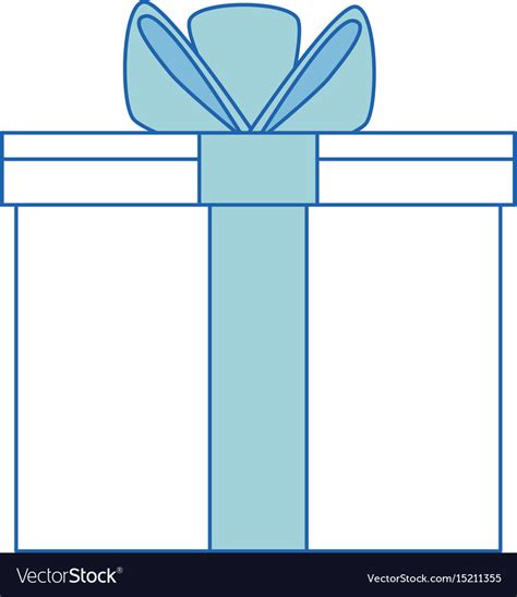 Gift present box Royalty Free Vector Image - VectorStock