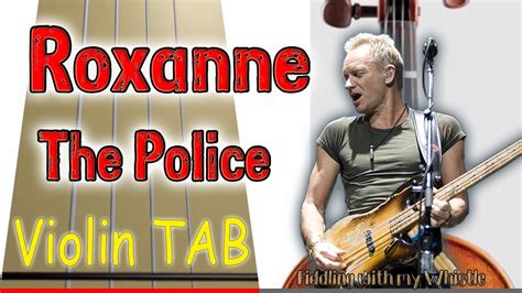 Roxanne The Police Violin Play Along Tab Tutorial Youtube