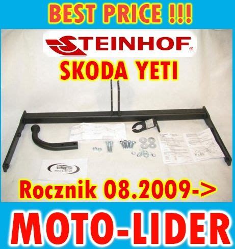 Hak Holowniczy Steinhof Hak Holowniczy Yeti 2009 Skoda Opinie I Ceny