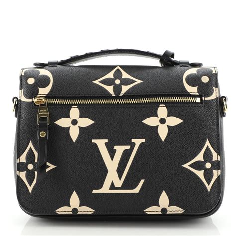 Louis Vuitton Pochette Metis Limited Edition Crafty Monogram Empreinte Giant At 1stdibs