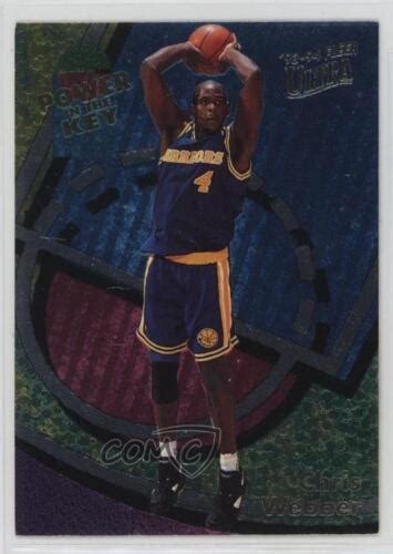 Fleer Ultra Power In The Key Chris Webber Rookie Rc Hof Ebay