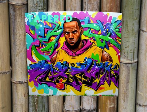 Lebron James Graffiti Wall Tumbler Wrap Digital File Only - Etsy