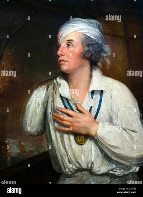 Lord Nelson Portrait Of Rear Admiral Sir Horatio Nelson Attributed