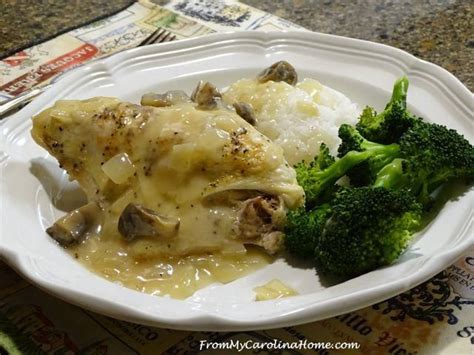 White Wine Chicken And Mushrooms