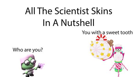 All The Scientist Skins In A Nutshell Tower Heroes Youtube