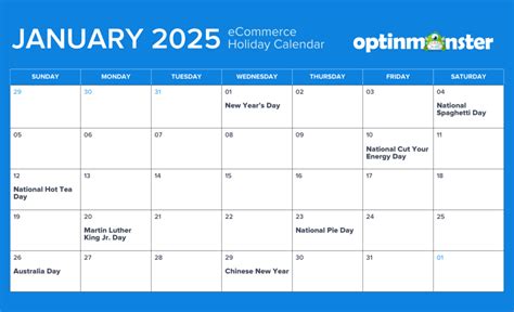 Marketing Holiday Calendar 2025 Karie Marleen