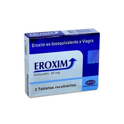 EROXIM 50 MG CAJA X 2 TABS Farmavida Droguería Online Salud y