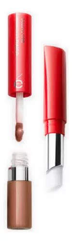 Labial Ésika Dúo Tattoo Colorfix color nude select satinado MercadoLibre