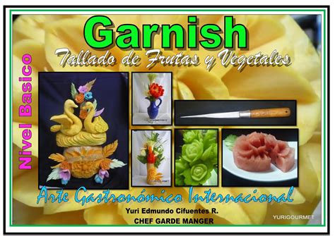 A Libro De Garnish O Arte Mukimono En Frutas Y Verduras Pdf