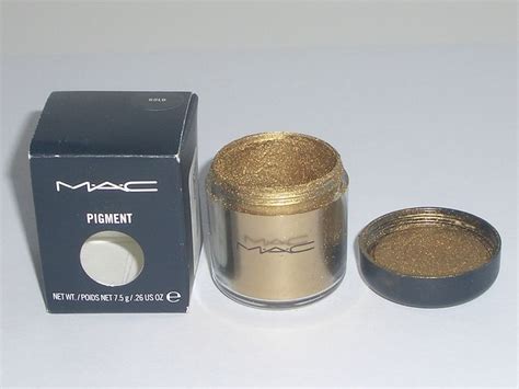 MAC Pigment - Gold 7.5g | Mac pigment, Color powder, Mac makeup