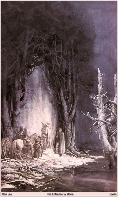 Jrr Tolkien Photo Alan Lee`s Illustration Alan Lee Lord Of The