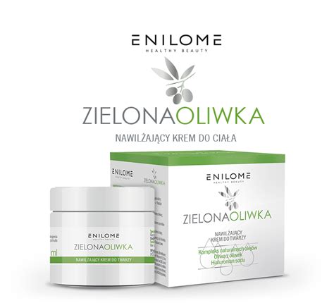 Enilome Healthy Beauty Zielona Oliwka Nawil Aj Cy Krem Do Twarzy Ml