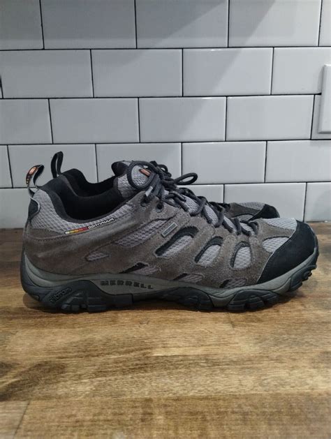 Merrell Vibram Continuum Gray Mens Hiking Shoes Vibra Gem