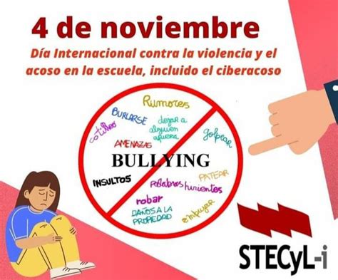 D A Internacional Contra La Violencia Y El Acoso En La Escuela