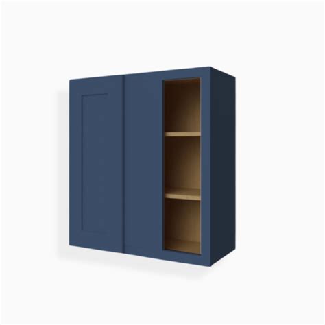 Navy Blue Shaker Wall Spice Drawer Bwc