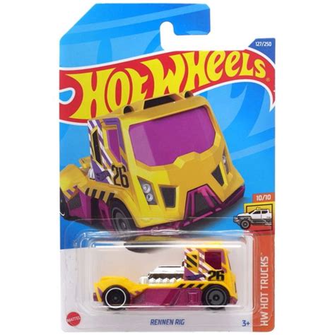 Hot Wheels Hw Hot Trucks Rennen Rig Diecast Car