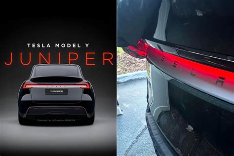 Tesla Model Y Juniper Refresh May Have Redesigned Rear Lights - TechEBlog