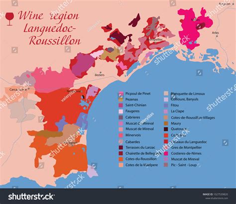 Languedoc-Roussillon Wine Map, 44% OFF