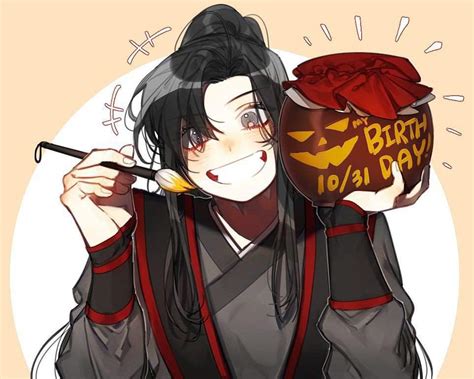 Feliz Halloween y feliz cumpleaños Wei Wuxian Mo Dao Zu Shi y más