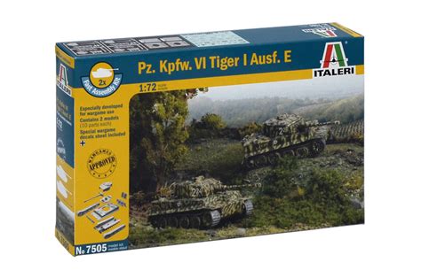 Tanque Pz Kpfw Vi Tiger I Ausf E Escala Marca Italeri Ref