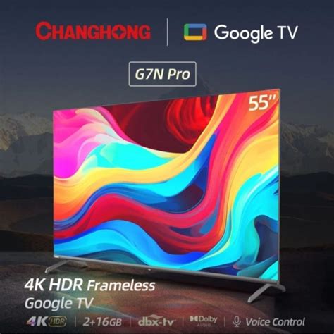 Jual Tv Changhong U G N Pro Inch K Uhd Smart Google Hdr