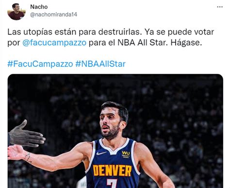 Nba Cómo Votar Por Facundo Campazzo Leandro Bolmaro Y Gabriel Deck Para El Juego De Las Estrellas