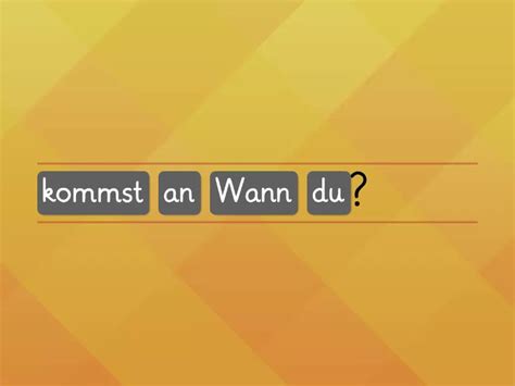 Deutsch Echt Einfach Lektion Trennbare Verben Unjumble