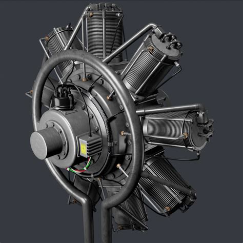 Aircraft Radial Engine Finished Projects Blender Artists Community