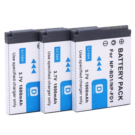 Hot Selling Pcs Mah Np Bd Bd Np Fd Li Ion Battery For Sony Dsc