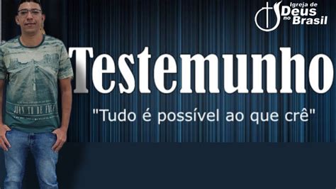 Testemunho De Cura Youtube