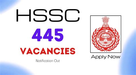 Hssc Esp Recruitment For Post Registration Begins