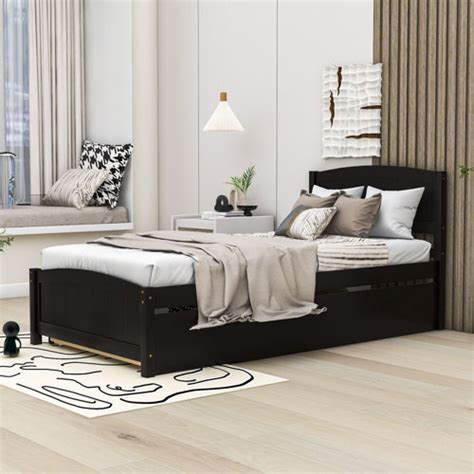 Red Barrel Studio® Twin Platform Bed with Trundle | Wayfair