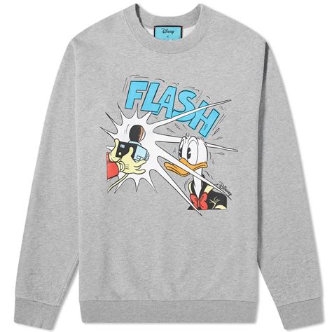 Gucci Donald Duck Crew Sweat Grey End Europe