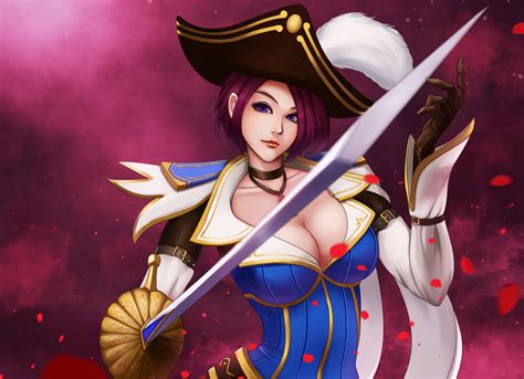 Fiora And Royal Guard Fiora League Of Legends Drawn By Qinglong