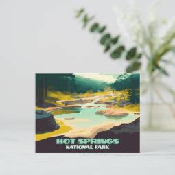 Hot Springs National Park Arkansas Vintage Retro Postcard Zazzle