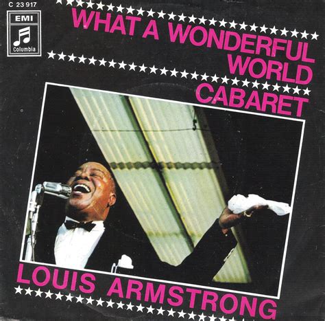 45 Rpm Louis Armstrong A What A Wonderful World B  Flickr