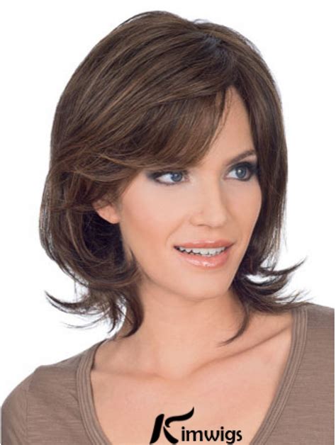 Refined Lace Front Straight Chin Length Remy Human Lace Wigs