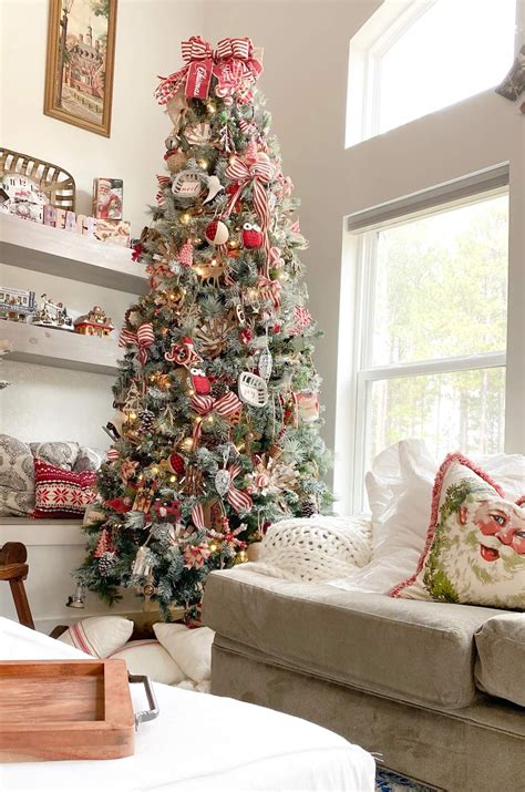 Main Christmas Tree With Traditional And Rustic Colors Tribe Of