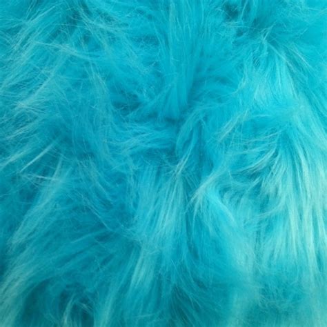 Sky Blue Fur Fabric Free Shipping 12x12 And 20x20 By Modernpelage